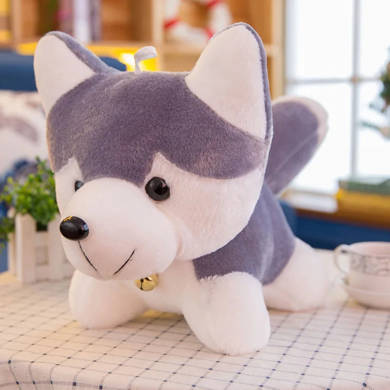 25cm Kawaii Husky Stuffed Animals Dog Plush Toy Wolf Soft Cartoon Plush Lovely Children Kids Doll Fluffy Birthday Gift Child Toy