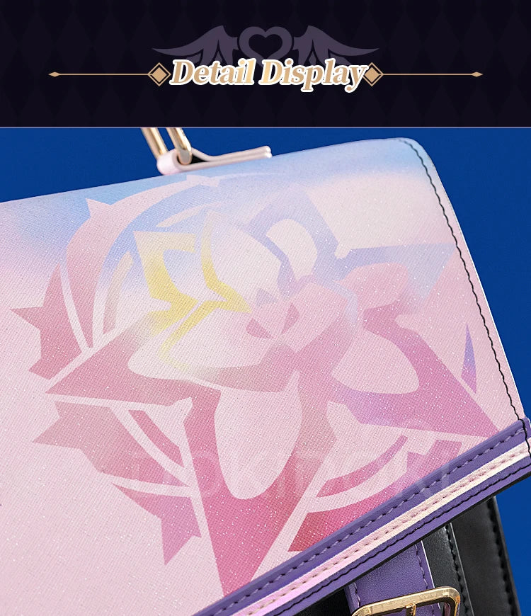 Sunday Elysia Doujin Bag Game Honkai Star Rail DokiDoki Sunday Cosplay Props School Bag HSR Itabag Halloween