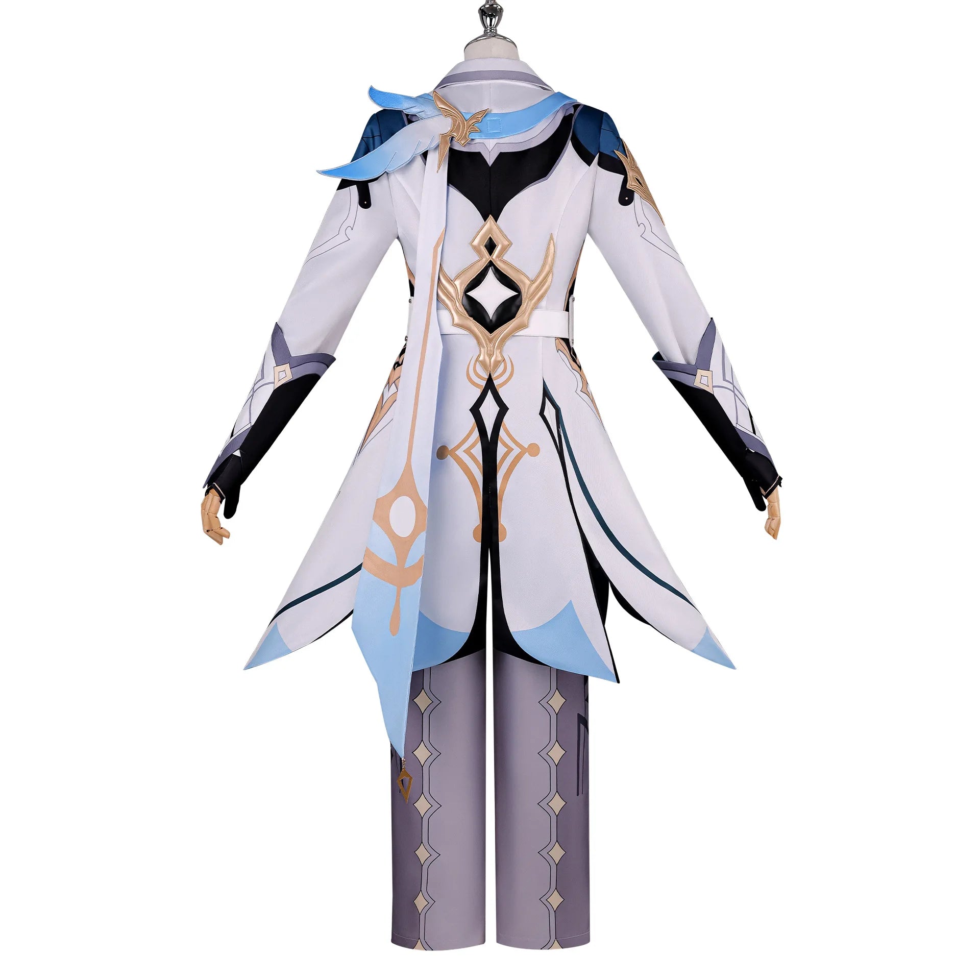 Genshin Impact Lumine Aether Costume Women Polyester Set