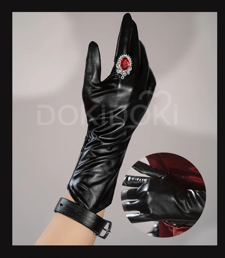 IN STOCK Enchanting Veil Heroine Cosplay Costume Game Love and Deepspace【S-2XL】DokiDoki-R Women Red Dress Shoes Sylus Plus Size