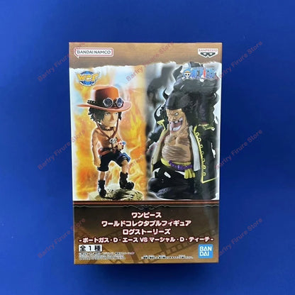 Bandai Banpresto One Piece WCF Portgas D. Ace VS Marshall D. Teach 8cm PVC