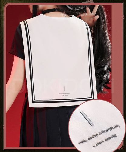 CHISA Cosplay Costume Game Wuthering Waves DokiDoki-SR Women Black JK Uniform Halloween CHISA Suit Coat Cosplay Wig