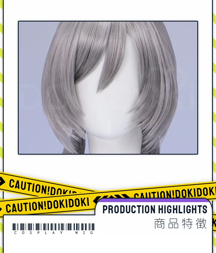 IN STOCK Judyy Hoppss Wig Movie DokiDoki Women Long 90cm Grey Twintails Hair Rabbit Judyy Hoppss Chirstmas Cosplay Free Cap Wig