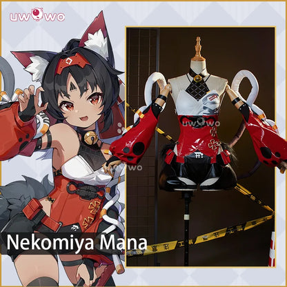 UWOWO Collab Series: Game Zenlesss Zone Zero Nekomiyaa Mana Cosplay Costume