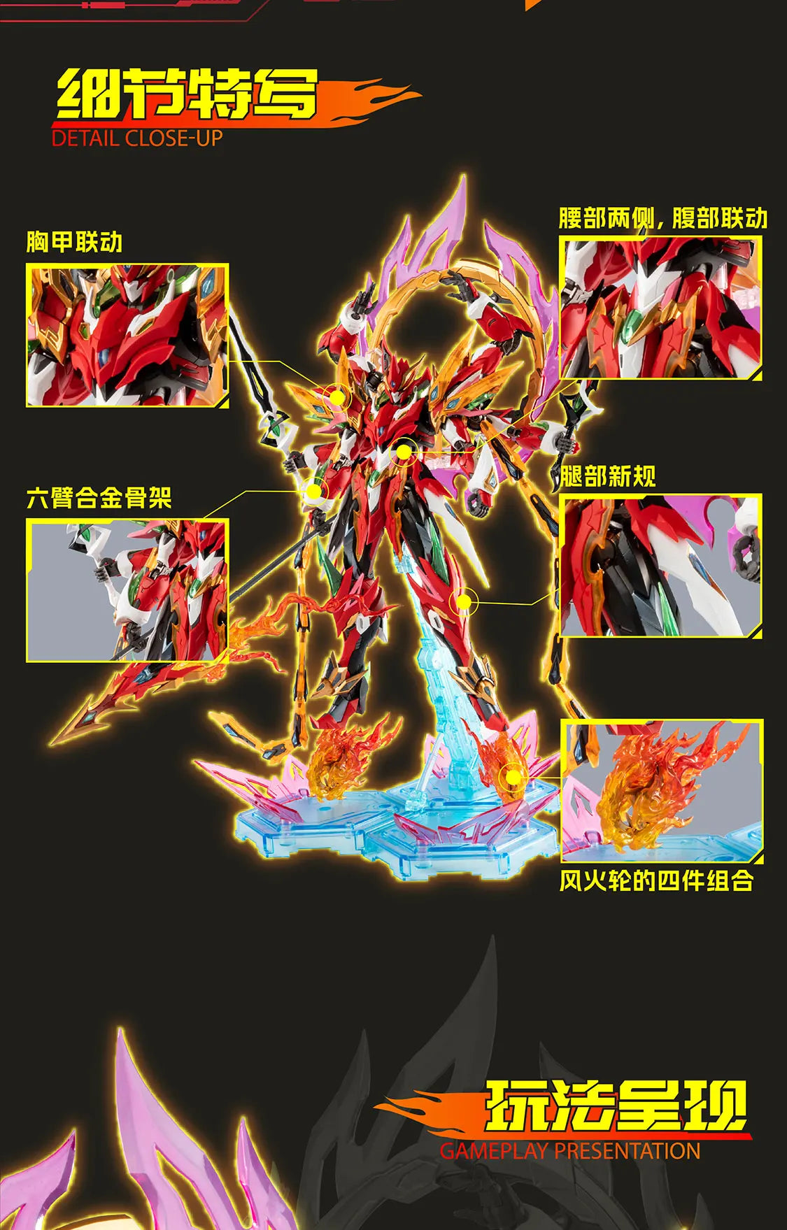 In Stock Motor Nuclear Model NEZHA MG 1/100 MNP-XH04 Ne Zha Assembly Model Kit Action Figures Alloy Skeleton Plastic Model Toys