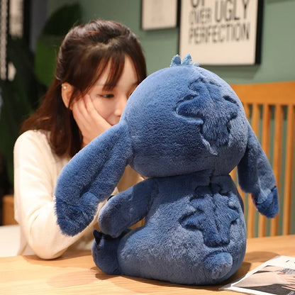 Cute Stitch Plush Toy Soft Lilo & Stitch Purple Angel Stuffed Anime Doll Cartoon Figure Alien Plushies Cuddly Pillow Gifts Girl