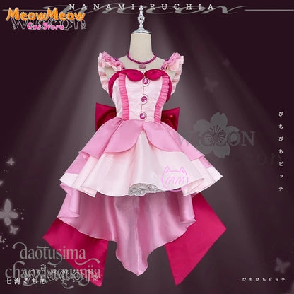 Mermaid Melody Nanami Ruchia Adult Costume Polyester Set
