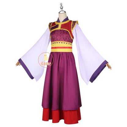 Anime The Apothecary Diaries Shisui Loulan Cosplay Costume Wig Dress Hanfu Earrings Headwear Halloween Party for Women Girls Cos