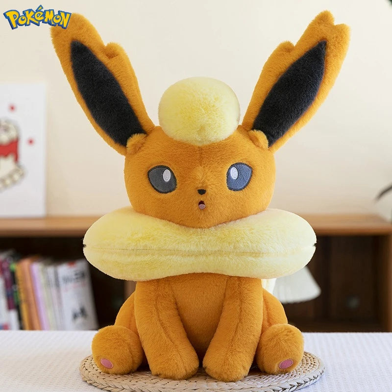 45/60/80CM Pokemon Flareon Plushies Cartoon Anime Stuffed Kawaii Ornament Comfortable Soft Doll Children's Toys Peluche Gift
