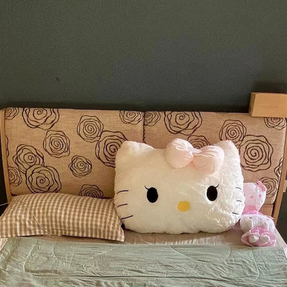 Big Size Hello Kitty Back Cushion Very Soft Sanrio Throw Pillow Sofa Bed Bedside Cushion Home Decor Gifts Girl Washable