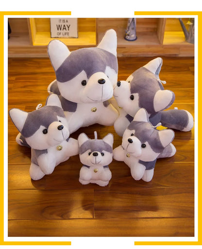 25cm Kawaii Husky Stuffed Animals Dog Plush Toy Wolf Soft Cartoon Plush Lovely Children Kids Doll Fluffy Birthday Gift Child Toy