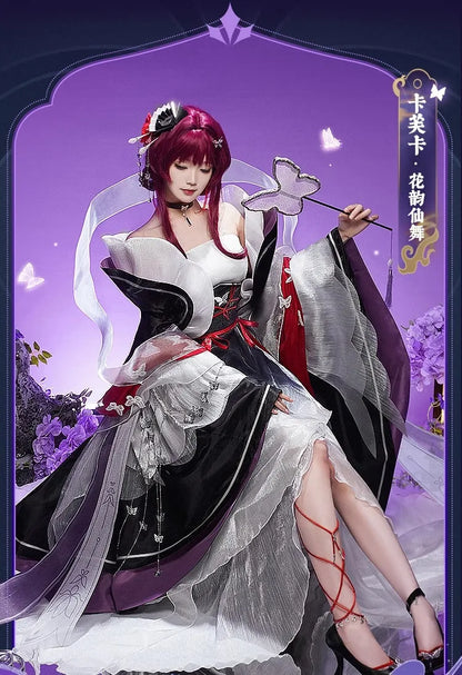 Honkai Star Rail Kafka Cosplay Costume Wig Uniform Headwear Stellaron Hunters Astral Express Halloween Party Women Grils Props