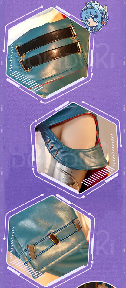Ineffa Cosplay Costume Game Genshin Impact Cosplay DokiDoki-R Women Robot Costume Nod-Krai Ineffa Costume
