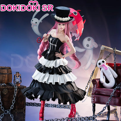 Peronaa Cosplay Costume【S-3XL】DokiDoki-SR Women Cute Dress Ghost Princess Cosplay Hat Umbrella Plus Size