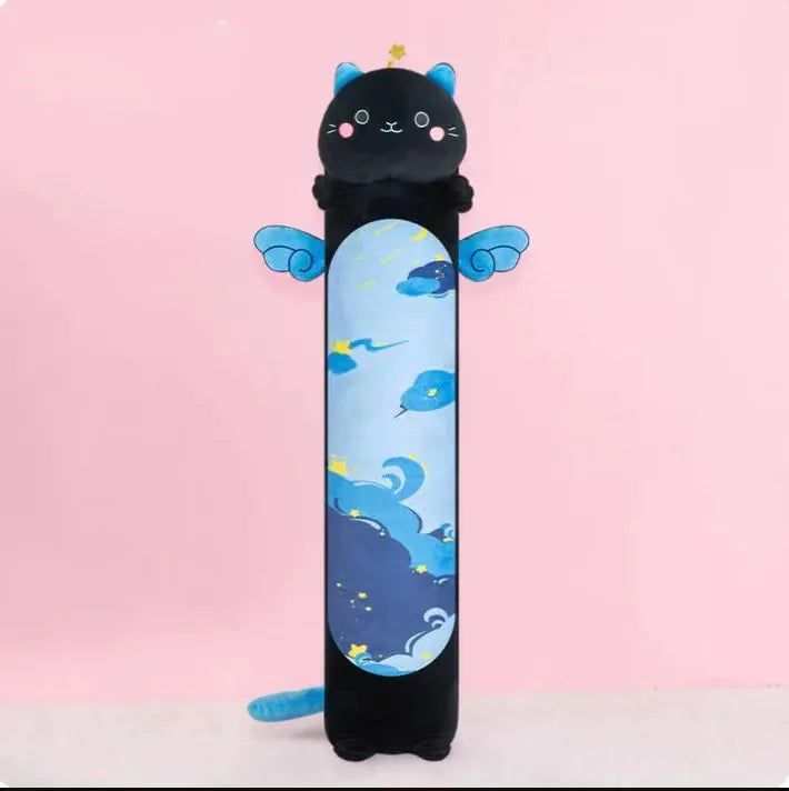 New Long Cat Plush Pillow Wings Colorful Sofa Pillow Bed Pillow Doll Plush Toy Doll Children's Birthday Christmas Gift