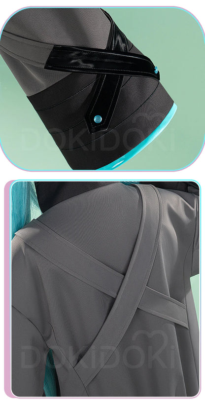 IN STOCK Mikuu Cosplay Costume Anime【S-3XL】DokiDoki-R Women Cute Dress Costume Mikuu Cosplay Headdress Plus Size