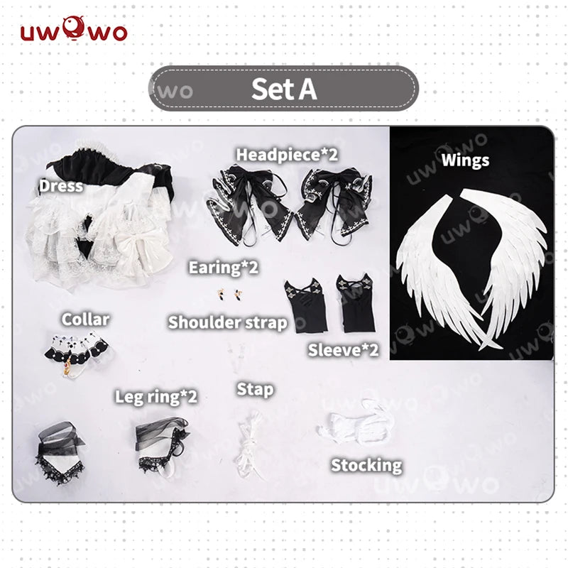 UWOWO Formidable Cosplay Game Azurr Lanee Formidable Default Cosplay Costume Halloween Costume