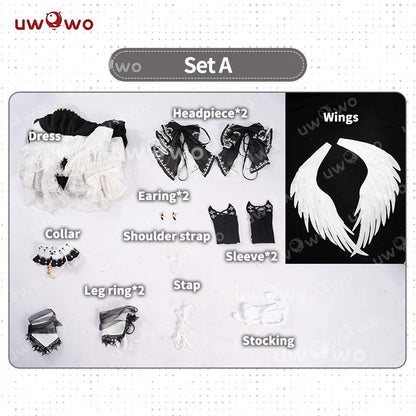 UWOWO Formidable Cosplay Game Azurr Lanee Formidable Default Cosplay Costume Halloween Costume