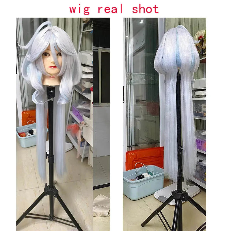 Genshin Impact Furina De Fontaine Cosplay Costume Set Cotton Polyester