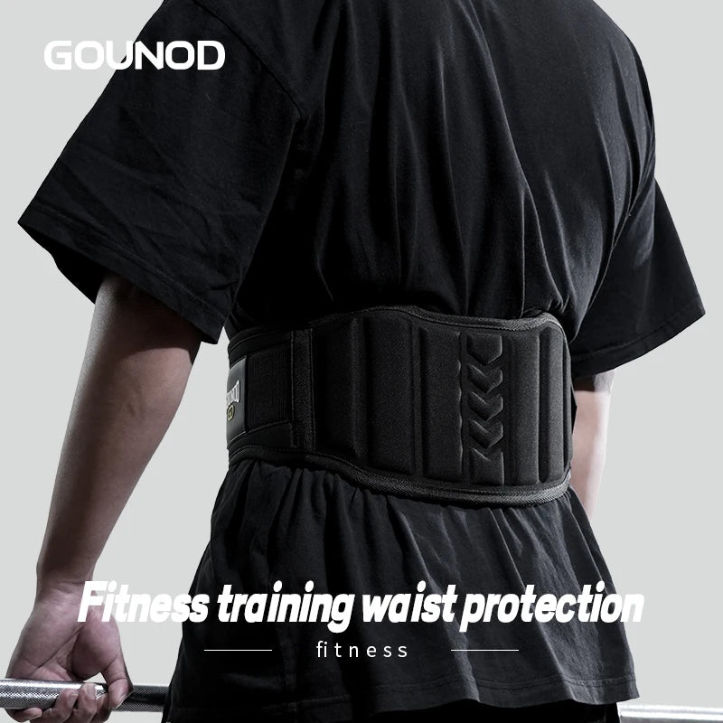 Gounod Weight Lifting Belt Back Support Workout for Squats Deadlifts Powerlifting Cross Training Men Women