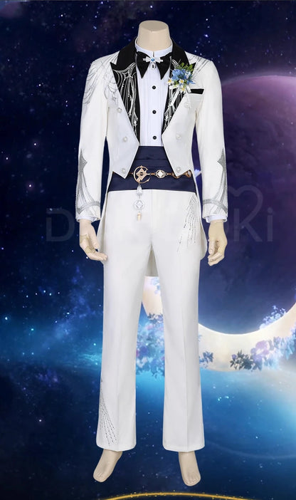 Sylus Rafayel Xavier Zayne Cosplay Costume Game Love and Deepspace【XS-2XL】DokiDoki-R Men Sylus Rafayel Wedding Suit Plus Size