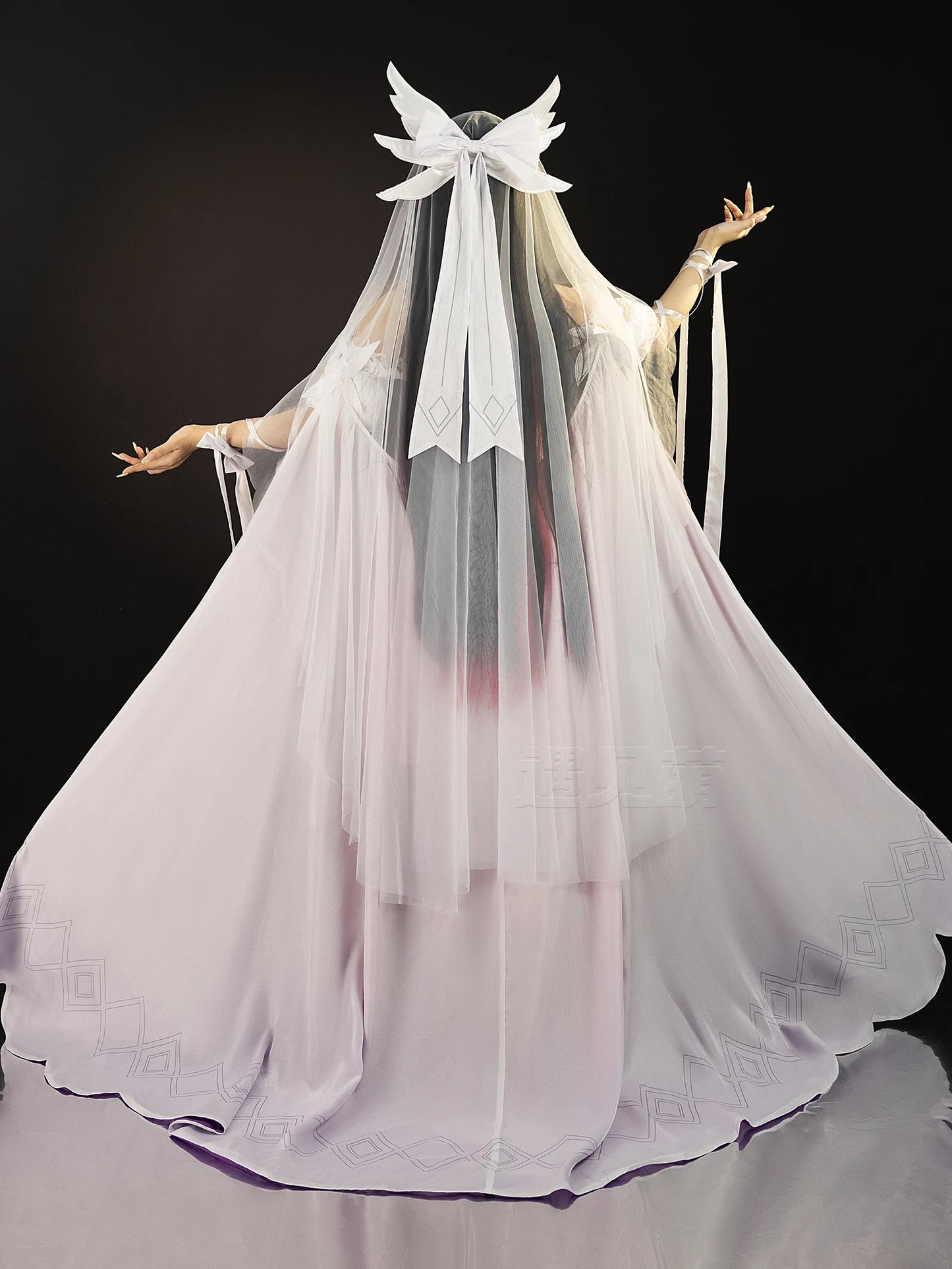 Genshin Impact Columbina FES 2026 Cosplay Costume Wig Dress The Damselette Eleven Fatui Harbingers Halloween Party Women Girls