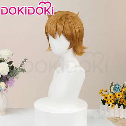 IN STOCK Scott Pilgrim Wig Anime Scott Pilgrim Takes Off Cosplay Wig DokiDoki Men 30cm Short Hair Scott Pilgrim Cosplay Free Cap