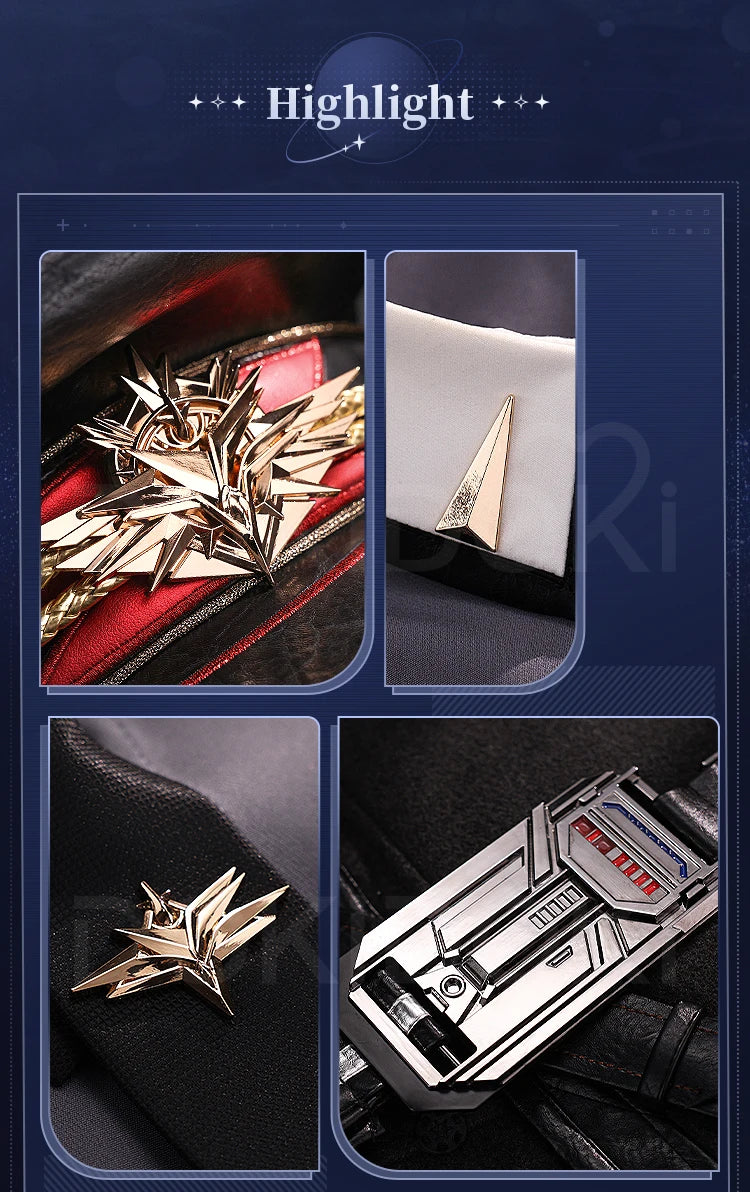 IN STOCK Caleb Cloudsreach Strategy Cosplay Costume Game Love and Deepspace DokiDoki-SR Men Xia Yizhou Caleb Cosplay Halloween