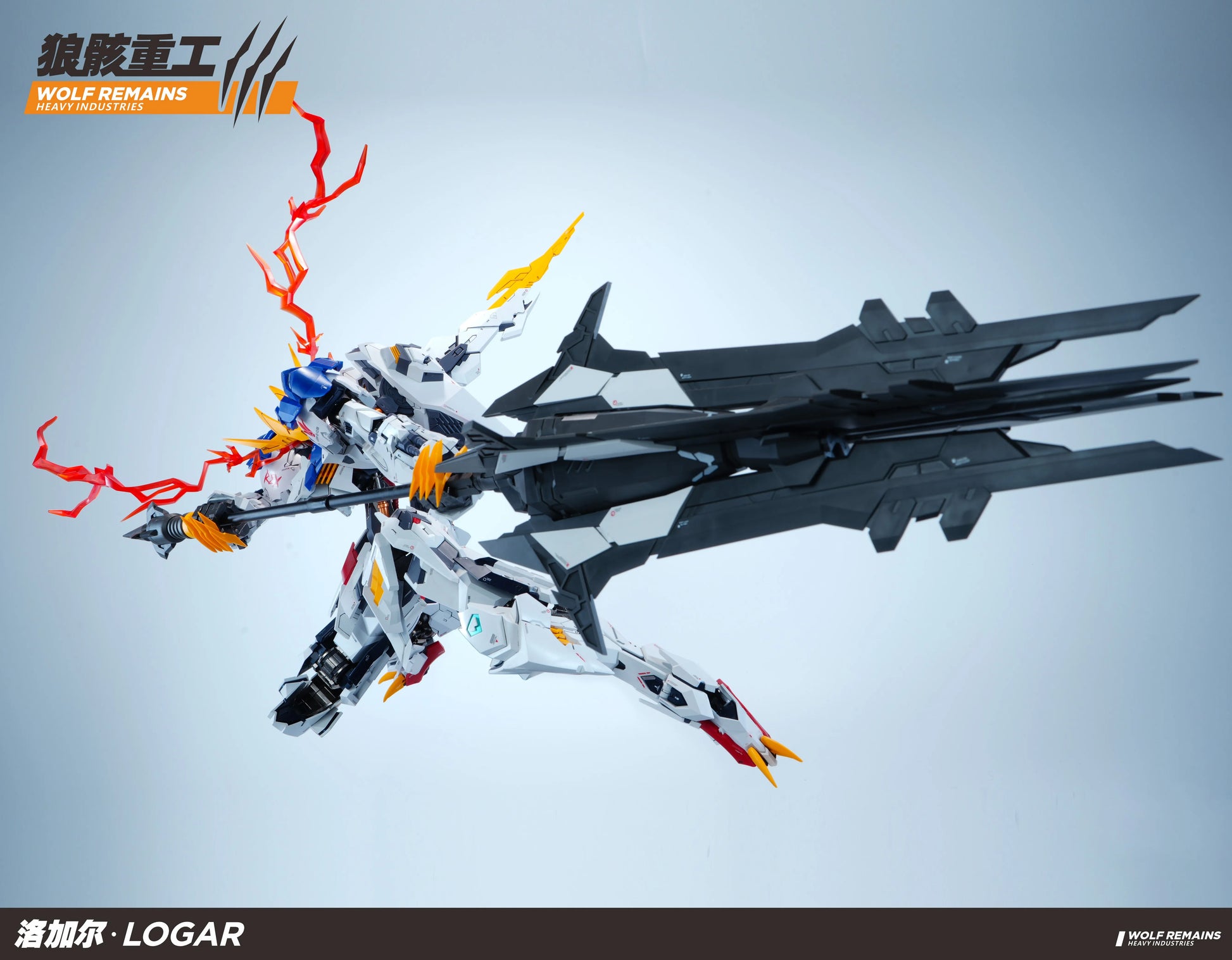 WOLF REMAINS HEAVY INDUSTRIES 1/60 PG Wolf King Barbatos Head Light Cluster Assembly Model Kit Collectible Toy Gift