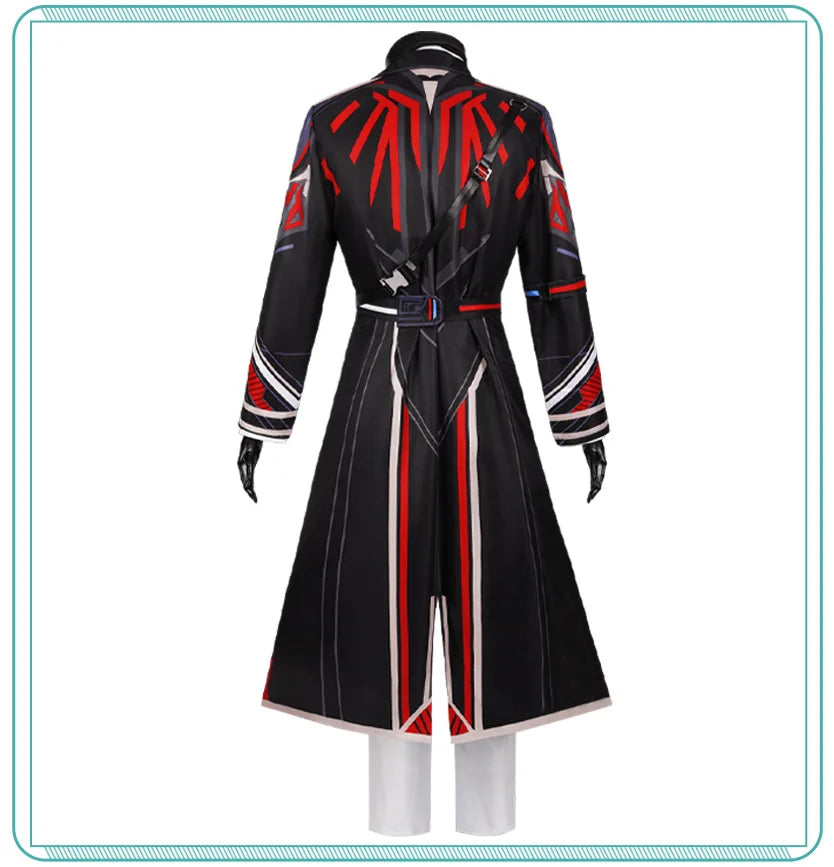 Love and Deepspace Caleb Cosplay Costume Wig Farspace Colonel Uniform Cap Outfit Halloween Party for Women Men Carnival Props