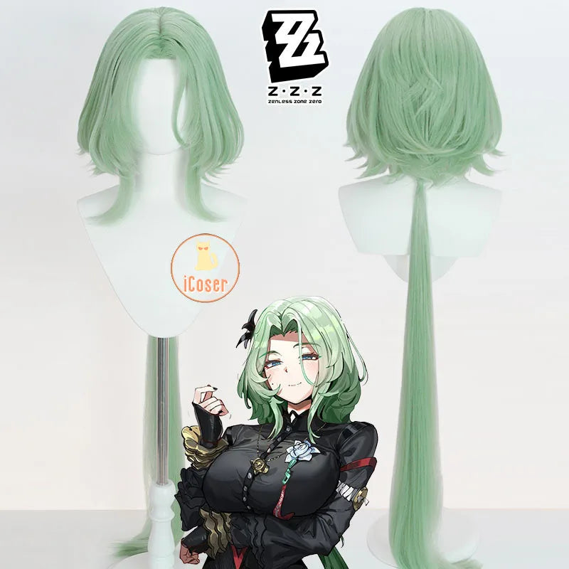 Zenless Zone Zero Isolde Cosplay Costume Wig Uniform Headwear Pendant Halloween Party Women Girls Props Game Role Play Outfit