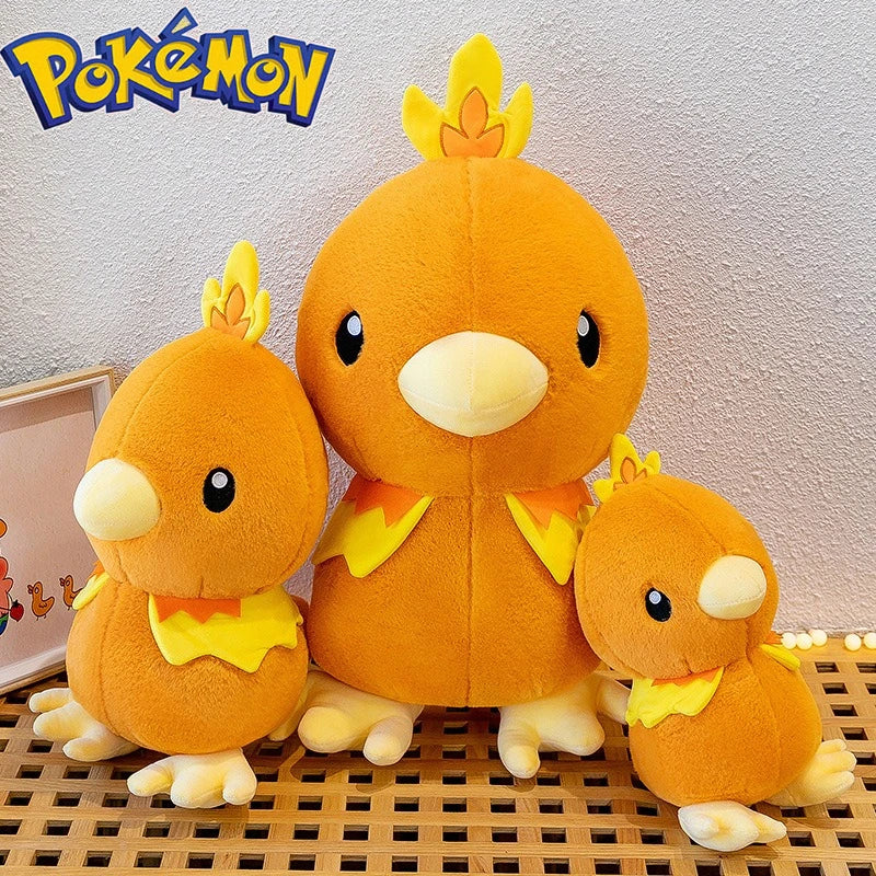 45/60/80CM Big Size Pokemon Torchic Plushies Cartoon Anime Plush Pillow Soft Doll Kawaii Stuffed Plushie Ornament Children Gift