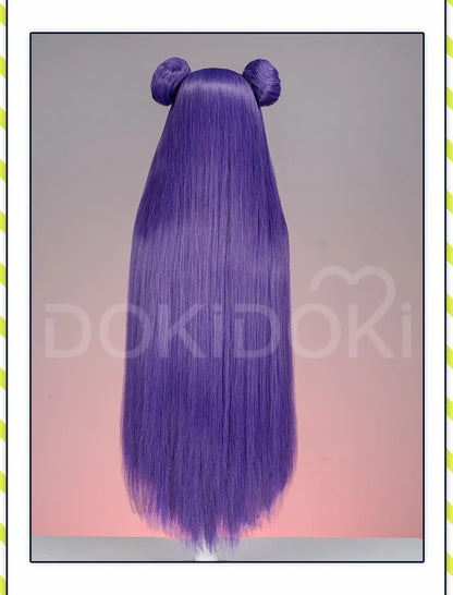 IN STOCK Shampoo Wig Anime Ranma 1/2  DokiDoki Cosplay Wig Cute Women Purple Long Hair Heat Resistant Synthetic Wig Halloween