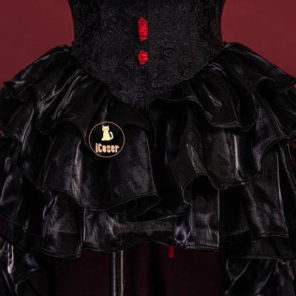 Path To Nowhere Coquelic Cosplay Costume Wig Black Dress Hat Uniform New Skin Carnival Halloween Party for Women Girls iCoser