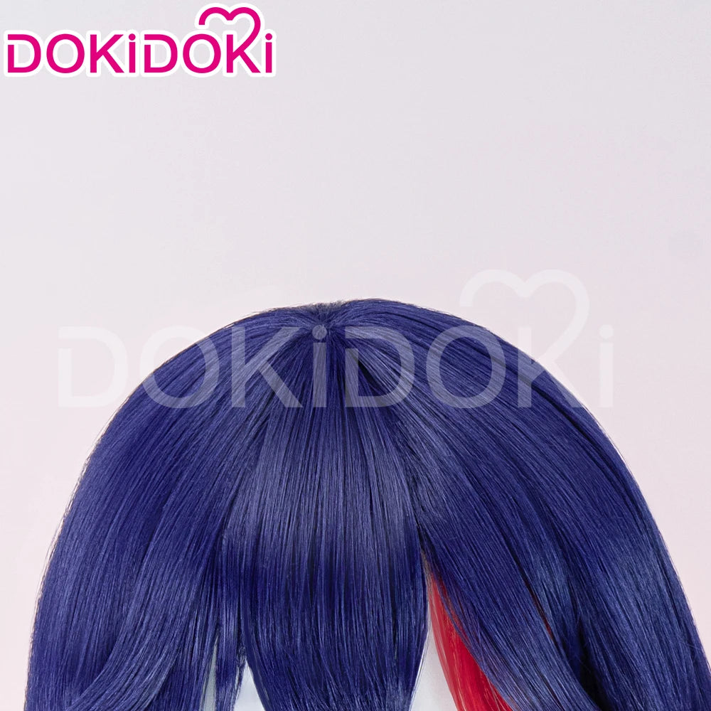 IN STOCK Matoi Ryuko Wig Anime KILL la KILL Cosplay Wig DokiDoki Women Navy Blue 35cm Short Hair Ryuuko Matoi Cosplay Free Cap