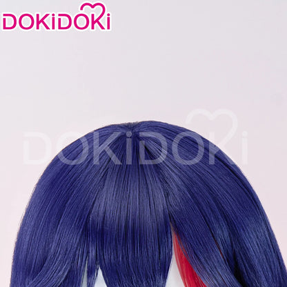 IN STOCK Matoi Ryuko Wig Anime KILL la KILL Cosplay Wig DokiDoki Women Navy Blue 35cm Short Hair Ryuuko Matoi Cosplay Free Cap