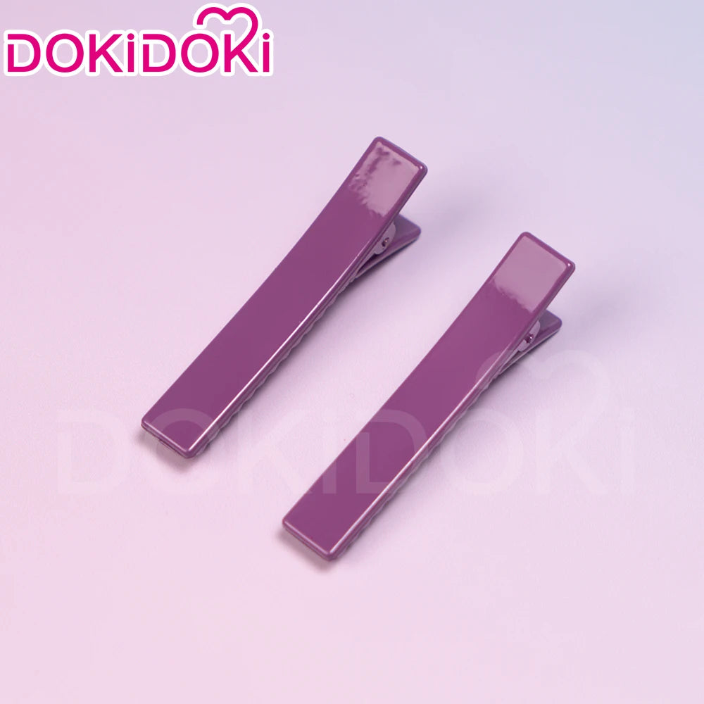 IN STOCK Yuri Wig GAME Doki Doki Literature Club Cosplay Wig DokiDoki  Long Purple Hair Literature Club Cosplay Wigs