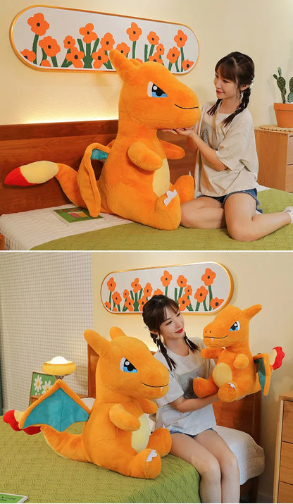 35/45/65CM Pokémon Plush Toy Charizard Plushies Cartoon Anime Stuffed Kawaii Ornamen Comfortable Soft Doll Children Toy Gift