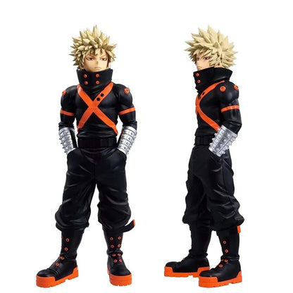 21cm Boku no Hero Academia Anime Figure Bakugo Katsuki Action Figure Midoriya Izuku/Todoroki Shoto Figurine PVC Collection Toys