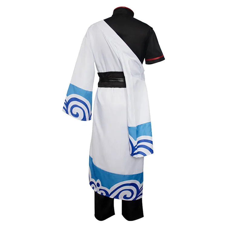 CosZtkhpCN Sakata Silver Time COS Clothing Set Polyester