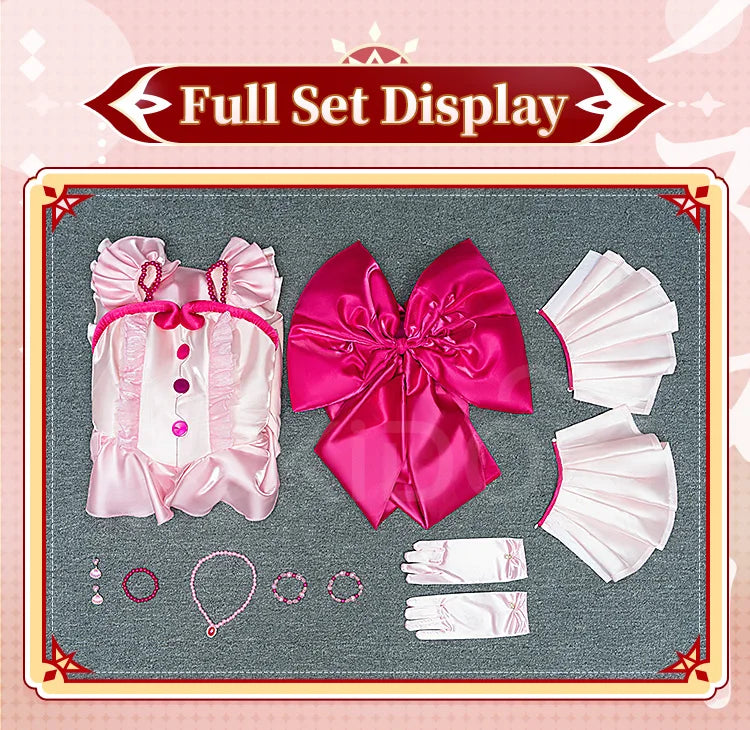 Nanami Ruchia Cosplay Costume Anime Mermaid Melody Pichi Pichi Pitch DokiDoki-R Women Cute Pink Costume Halloween