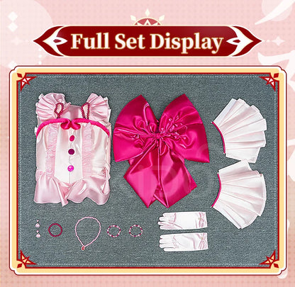 Nanami Ruchia Cosplay Costume Anime Mermaid Melody Pichi Pichi Pitch DokiDoki-R Women Cute Pink Costume Halloween