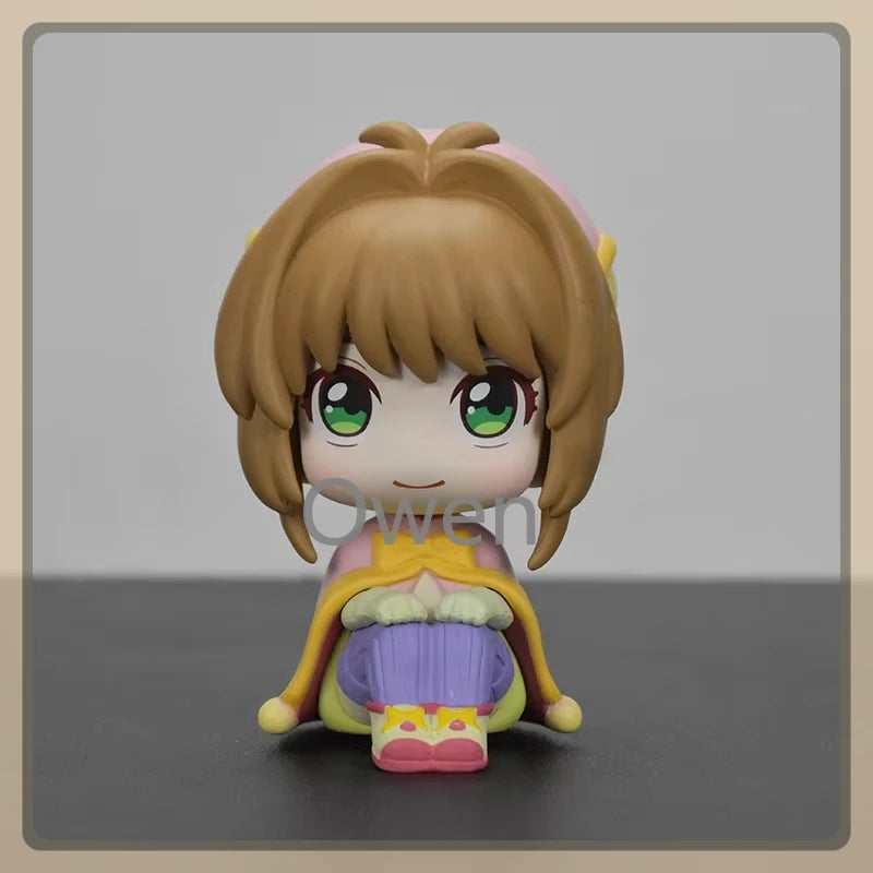 10cm Anime Cute Cerberus Mini Figurine Cardcaptor Sakura Action Figures  PVC Collection Model Toys Birthday Doll Magical Girls