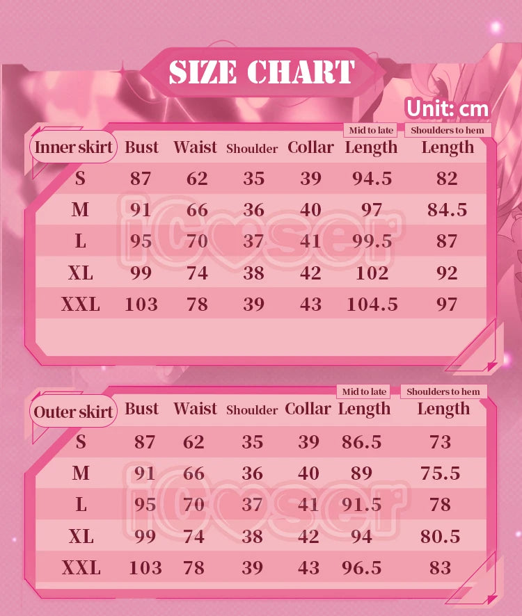 iCoser Honkai Star Rail Hyacine Cosplay Costume Wig Dress Hat Uniform Amphoreus Halloween Party for Women Girls Carnival Props