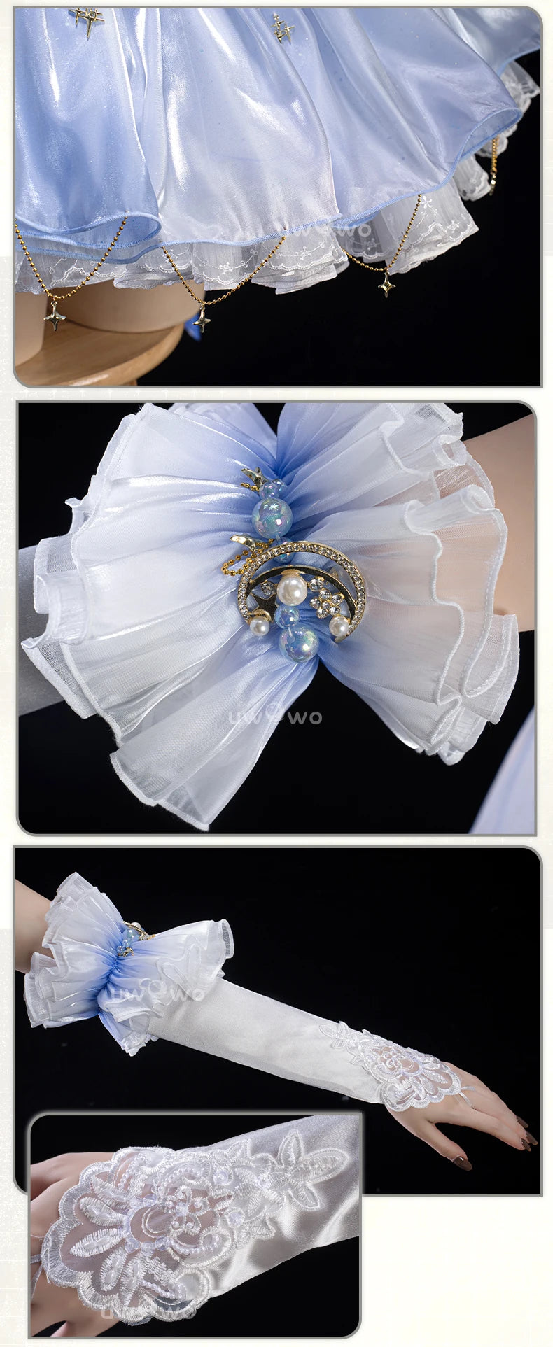 IN STOCK UWOWO Robin Cosplay Game Honkai Star Rail Fanart Robin Fairy Princess Cosplay Costume Halloween Costume