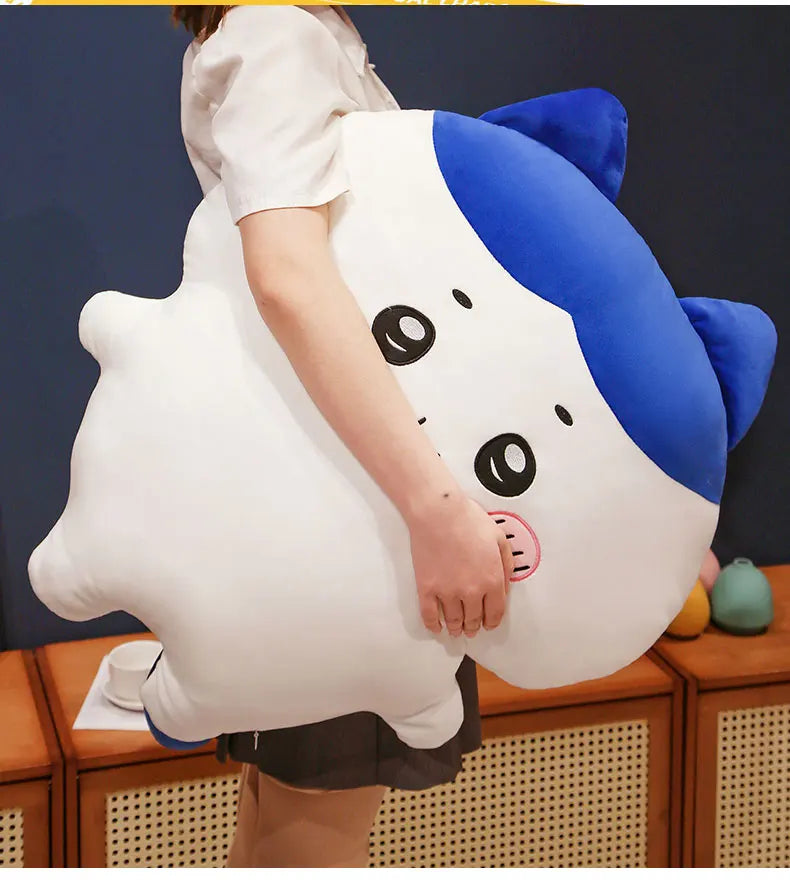 Very Soft Chiikawa Hachiware Usagi Back Cushion Big Size Cuddly Pillow Cartoon Stuffed Anime Sofa Bed Cushion Home Decor Gifts