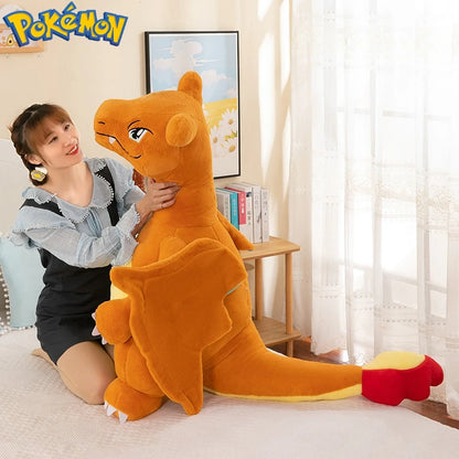 35/45/60CM Big Size Pokemon Charizard Plush Cartoon Anime Plushies Soft Doll Pillow Kawaii Stuffed Plushie Ornament Gift for Kid