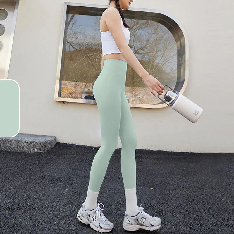 2025 Codex Seamless Yoga Leggings Women’s Sports Tights Gym Workout Fitness Pants Athletic Wear - Matcha Green / XL