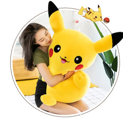 Pokemon Pikachu Plush Toys Anime Pokémon Large Plushie Dolls 40/100cm Cute Stuffed Pillow Pikachu Christmas Gifts for Childrens