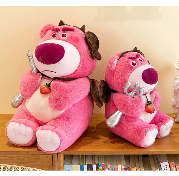 45/60/75cm Big Size Lotso Disney Anime Plush Stuffed Doll Kawaii Room Decor Plushies Children Cartoon Pillow Holiday Gifts